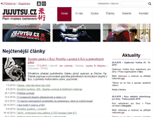 Tablet Screenshot of jujutsu.cz